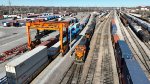 BNSF 1819 Working lindenwood yard. 